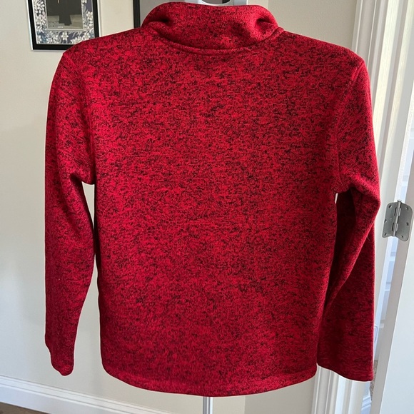 Eddie Bauer Boy’s Red and Gray Pullover Sweater - Picture 4 of 5